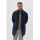 Matinique Dark Navy Philman Overcoat