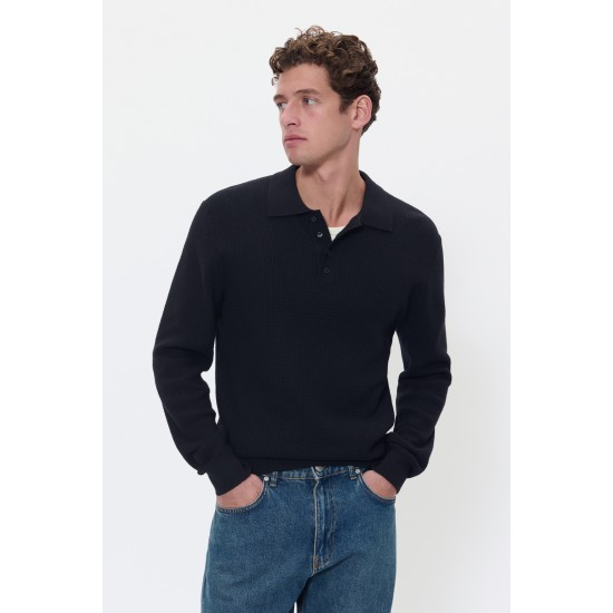 Matinique MAkerone dark navy pullover