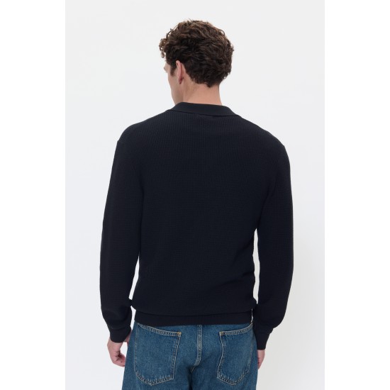 Matinique MAkerone dark navy pullover