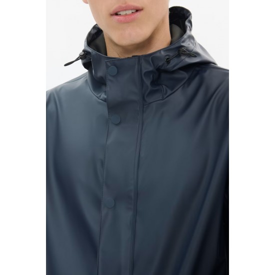 Matinique MArainy dark navy raincoat