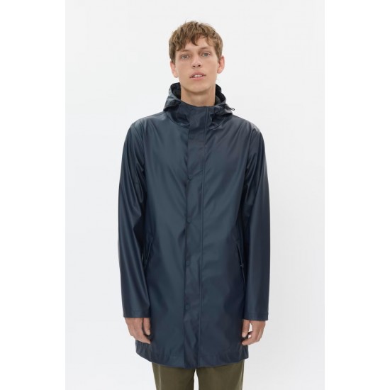 Matinique MArainy dark navy raincoat