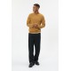 Matinique Yellow Brown Merino Wool Pullover