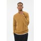 Matinique Yellow Brown Merino Wool Pullover