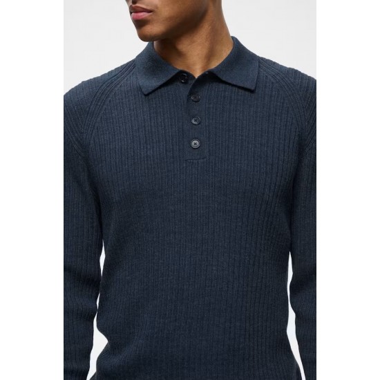 Matinique Blue Nights Melange Makerone Polo Matinique Blue Nights Melange Makerone Polo