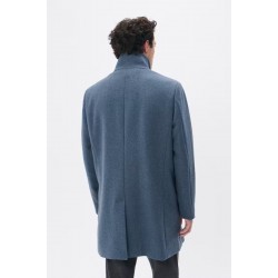 Matinique Dust Blue Harvey Wool Coat