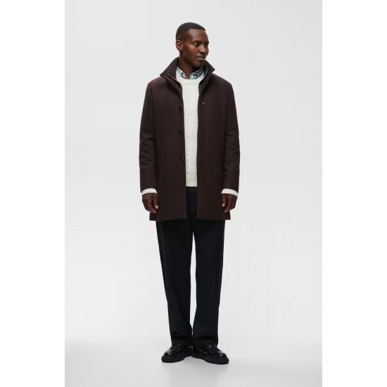 Matinique Espresso Harvey Wool Coat Matinique Espresso Harvey Wool Coat