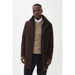 Matinique Espresso Harvey Wool Coat