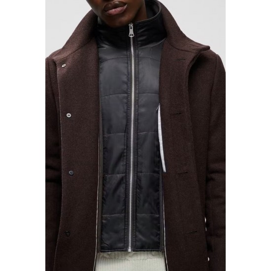 Matinique Espresso Harvey Wool Coat Matinique Espresso Harvey Wool Coat
