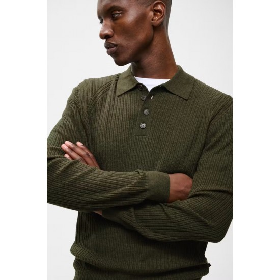 Matinique Forrest Night Makerone Wool Polo Matinique Forrest Night Makerone Wool Polo