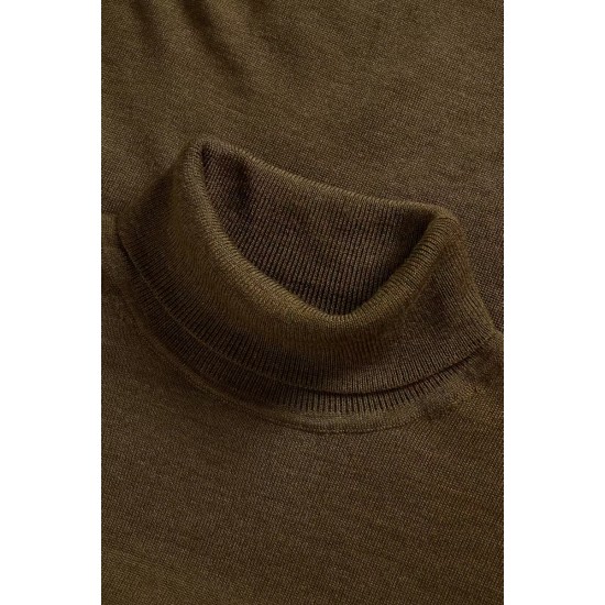 Matinique Sepia Maparcusman Merino Wool Rollneck Matinique Sepia Maparcusman Merino Wool Rollneck
