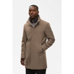 Matinique Walnut Harvey Wool Coat Matinique Walnut Harvey Wool Coat