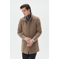 Matinique Walnut Harvey Wool Coat