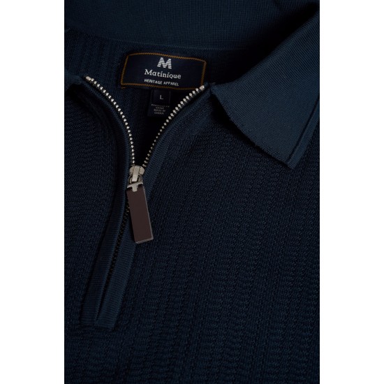 Matinique maklint heritage dark navy pullover
