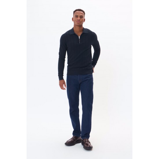 Matinique maklint heritage dark navy pullover