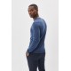 Matinique vintage blue merino wool pullover