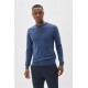 Matinique vintage blue merino wool pullover