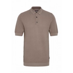 Matinique walnut MApolo knitted heritage polo