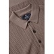 Matinique walnut MApolo knitted heritage polo