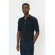 Matinique MApolo Dark Navy Knitted Polo