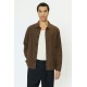 Matinique Heritage Chocolate Brown Overshirt