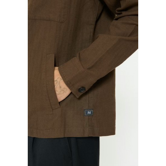 Matinique Heritage Chocolate Brown Overshirt