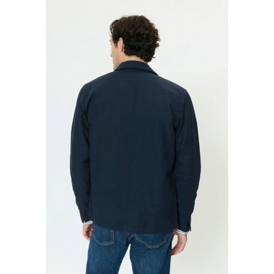 Matinique Heritage Dark Navy Overshirt
