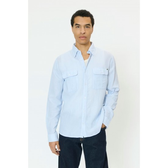 Matinique MAchristaldo chambray blue shirt