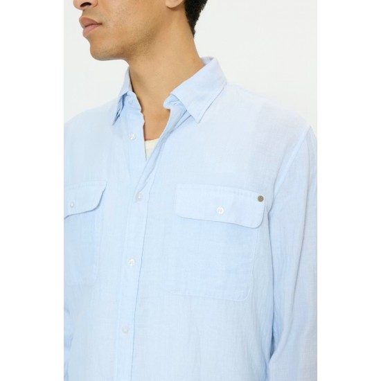 Matinique MAchristaldo chambray blue shirt