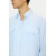 Matinique MAchristaldo chambray blue shirt