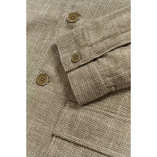 Matinique MAlaus Plaza Taupe Overshirt Jacket