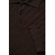 Matinique MApolo Chocolate brown knitted polo
