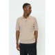 Matinique MApolo Plaza Taupe Knitted Polo