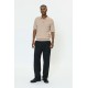Matinique MApolo Plaza Taupe Knitted Polo