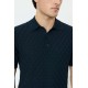 Matinique MApolo dark navy knitted polo