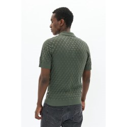 Matinique MApolo thyme knitted polo Matinique MApolo thyme knitted polo