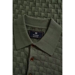 Matinique MApolo thyme knitted polo