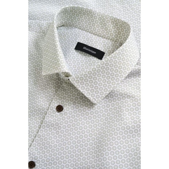 Matinique MAtrostol White Green Shirt