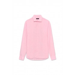 Matinique prism pink linen mamarc shirt
