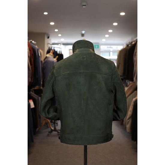 Milestone green suede Camino jacket