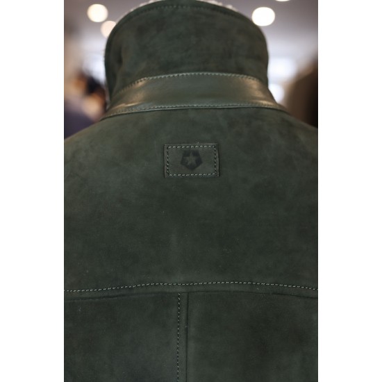 Milestone green suede Camino jacket