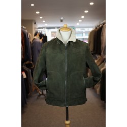 Milestone green suede Camino jacket