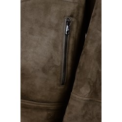 Milestone khaki suede Camino jacket