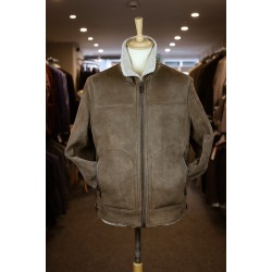Milestone khaki suede Camino jacket