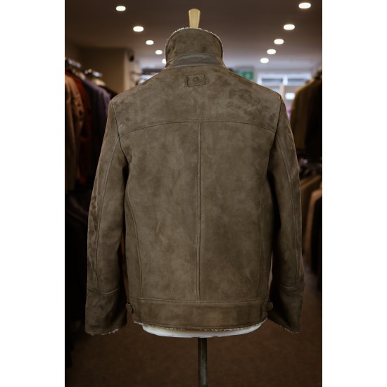 Milestone khaki suede Camino jacket