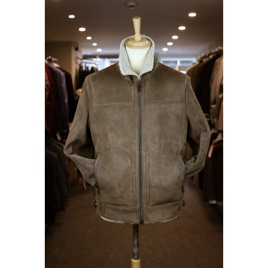 Milestone khaki suede Camino jacket