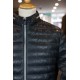 Milestone Navy MSCortino Leather Jacket