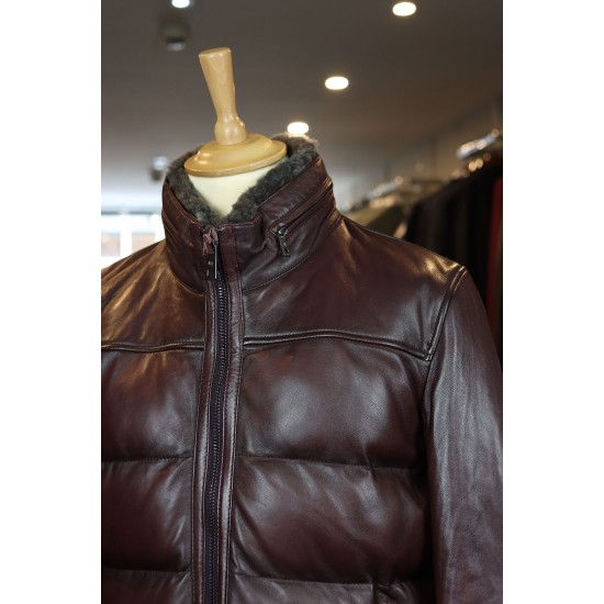 Milestone Kilian Bordeaux Lambskin Leather Jacket Milestone Kilian Bordeaux Lambskin Leather Jacket