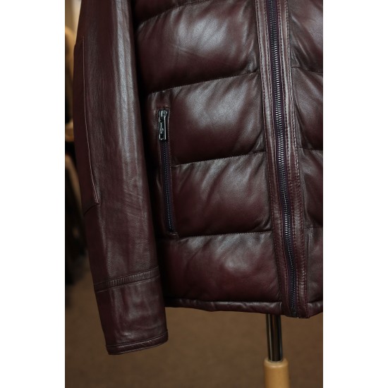 Milestone Kilian Bordeaux Lambskin Leather Jacket Milestone Kilian Bordeaux Lambskin Leather Jacket