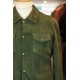 Milestone MSValerio Green Suede Leather Jacket
