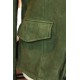 Milestone MSValerio Green Suede Leather Jacket